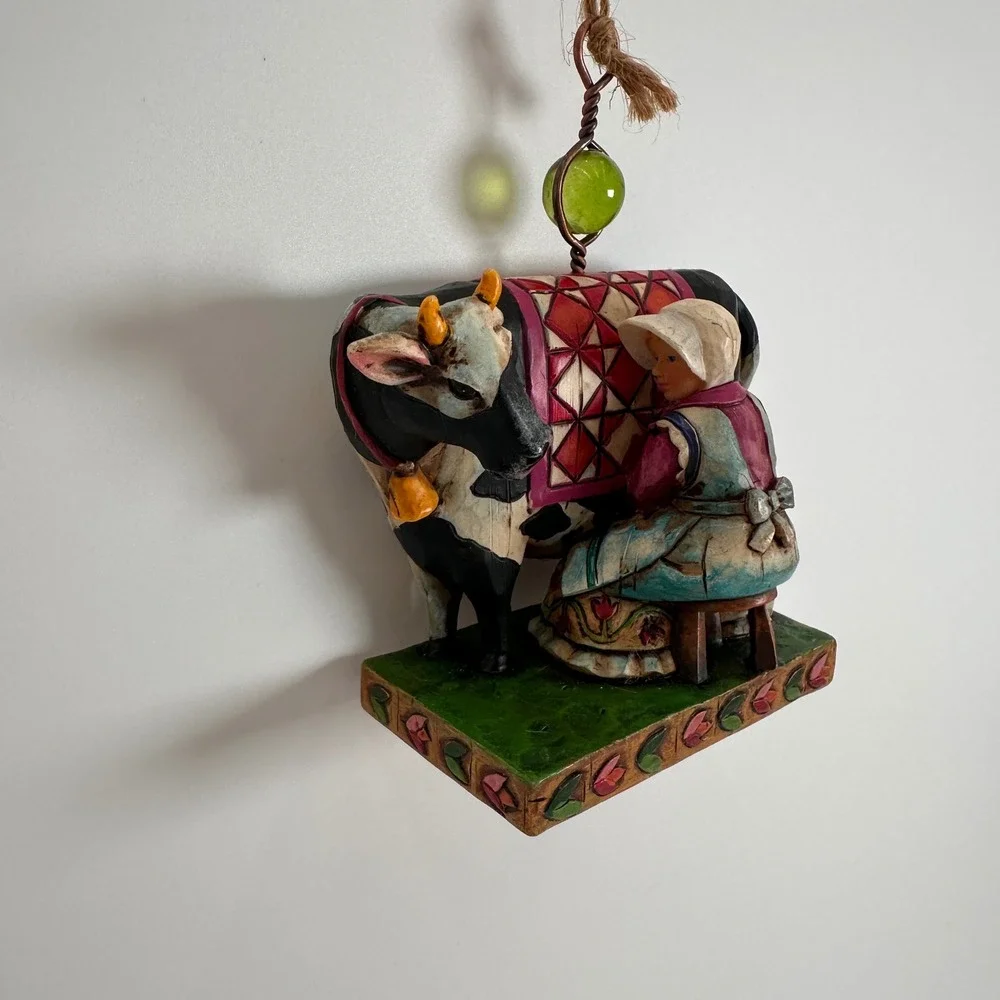 8 Maids Milking Jim Shore Heartwood Creek 12 Days of Christmas Ornament 2005